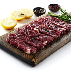 Fototapeta premium Savor the Exquisite: A Culinary Journey with Premium Beef Steaks