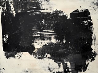 Obraz premium Abstract Grunge Black and White Distressed Texture Background