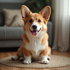 corgi dog portrait