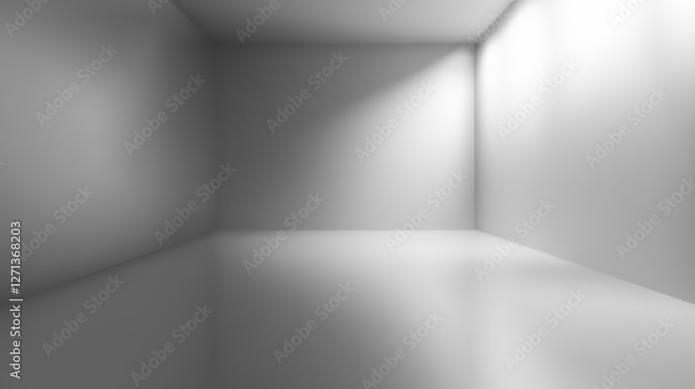 Poster blank light grey blurred background with radial gradient. studio room backdrop. vignette photo effec