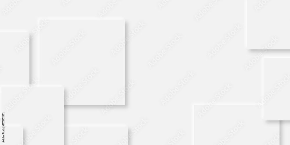 Aufkleber abstract gray rectangle shape geometric line background. abstract seamless modern white and gray col