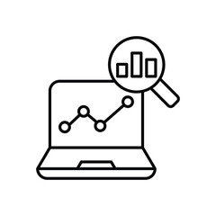 Data-Driven Planning icons vector stock illustration