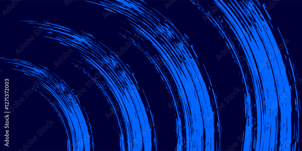 Canvas Prints abstract background blue vector modern wave lines