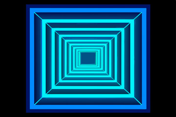 Obraz premium 3d render of a tunnel