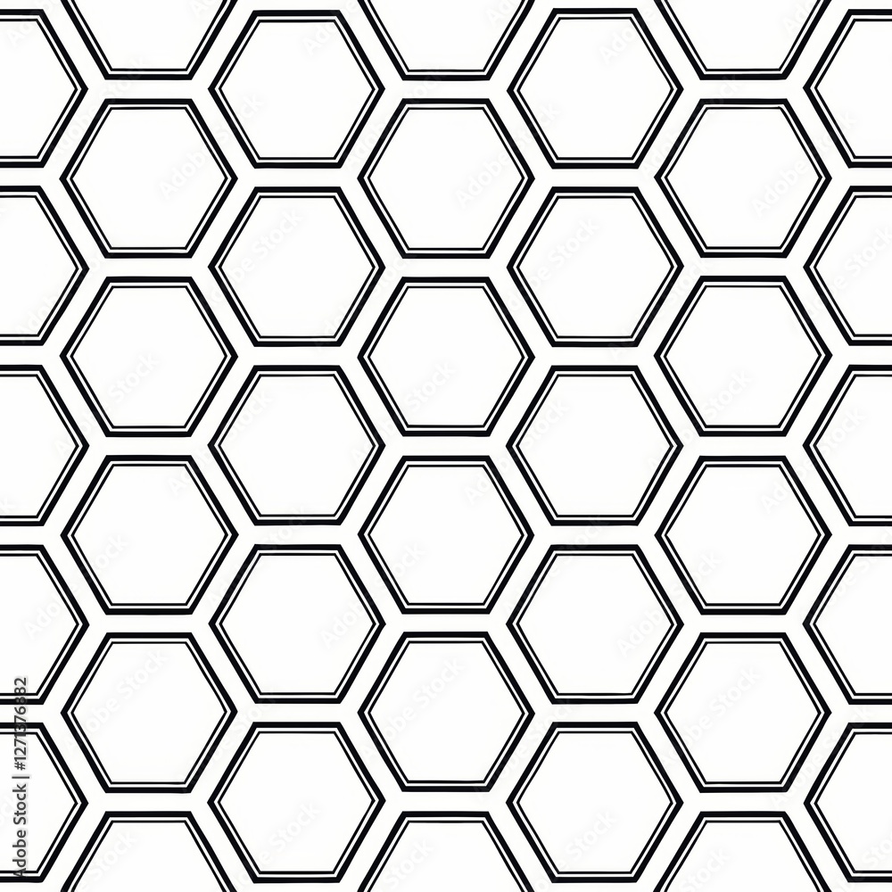 Poster seamless patterns. fabric pattern. hexagonal honeycomb pattern. textile, tile
