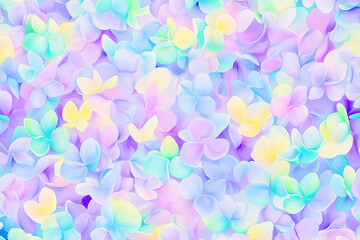 A watercolor Floral pattern with Pastel colors that will perfectly fit into your design projects.