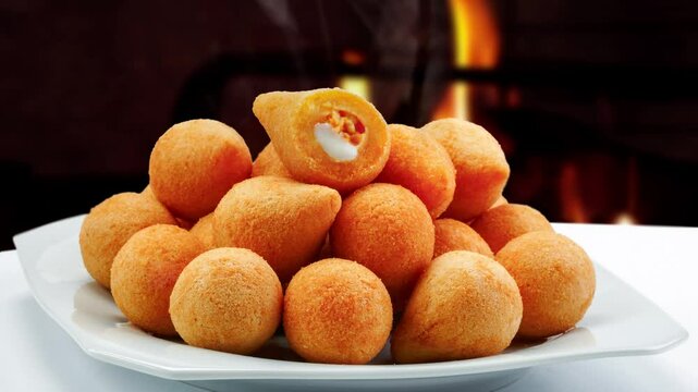 Brazilian Snack, coxinha e galinha