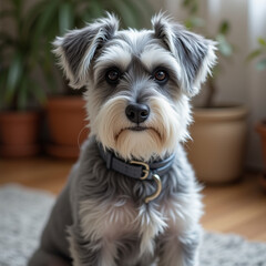 schnauzer dog portrait