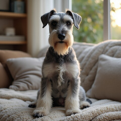 schnauzer dog portrait