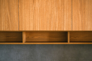 Modern luxury kitchen cabinet fronts made of oak wood veneer
