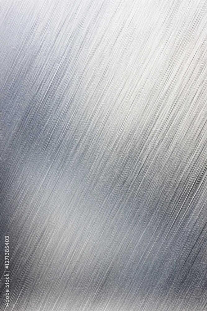 Poster metal surface with brushed texture and subtle reflections