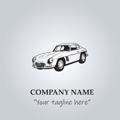 Car logo company design vector illustration
