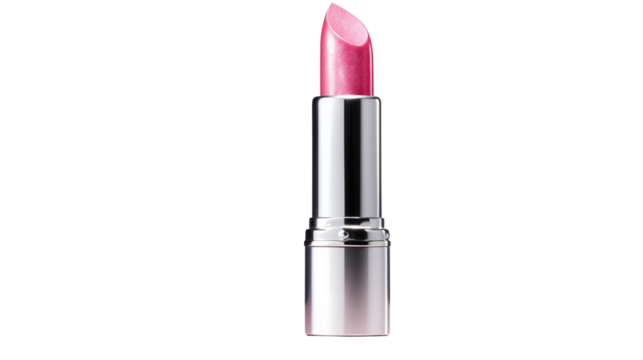 Close up shot of a pink lipstick tube isolated on black background Perfect for beauty cosmetics makeup fashion and advertising