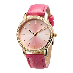 Luxury watch isolated on white background. With clipping path