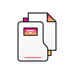 Business File vector icon