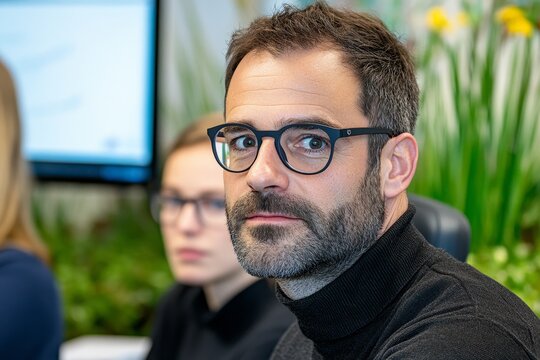 A group of architects strategizing the design and development of a futuristic city project