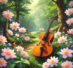 Illustration of sound background.