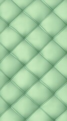 Quilted green cloth pattern texture decorative upholstery.