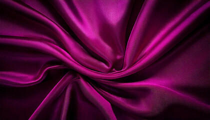 Dark purple pink silk satin background. The rich plum color and silky texture of satin a sophisticated and glamorous look, perfect for high end designs or any project that needs a luxurious