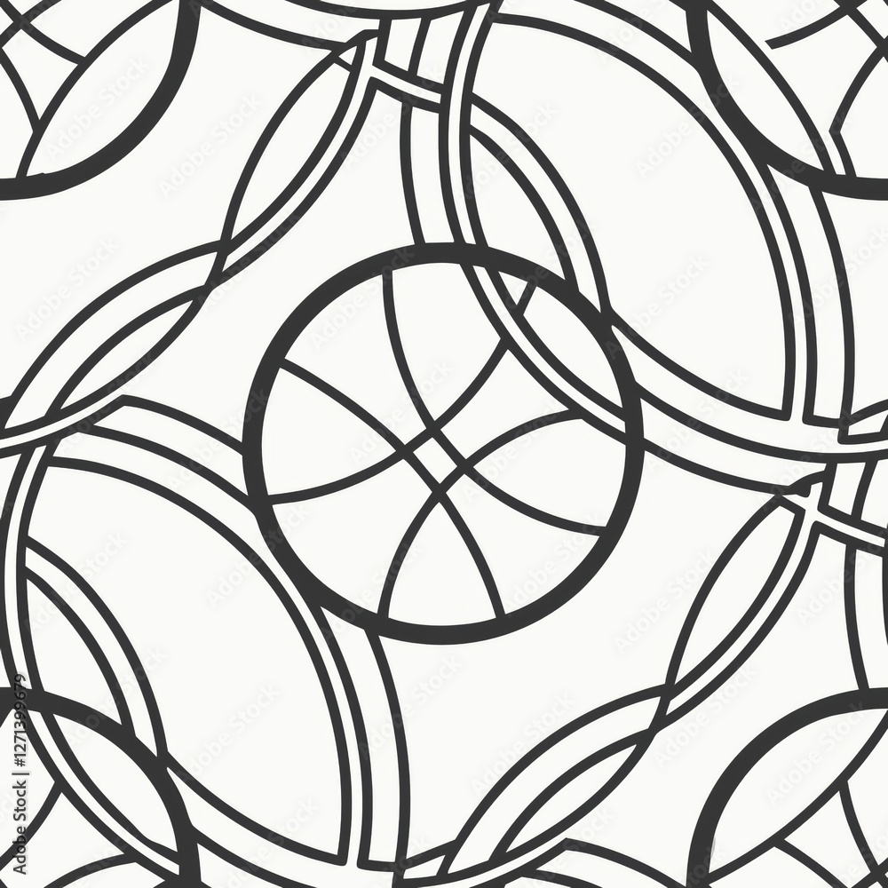 Poster seamless patterns. fabric pattern. minimalistic monochrome lines. textile, tile