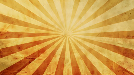 Vintage sunburst background with warm tones radiating from the center, ideal for retro designs