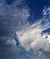 The sky is blue with a few clouds scattered throughout