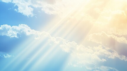 Fototapeta premium an image of soft light rays breaking through, creating a dreamy effect.