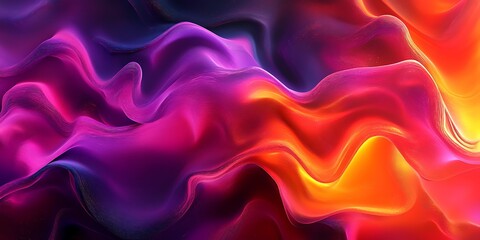 Obraz premium Abstract vibrant color flow, dynamic textures, smooth transitions