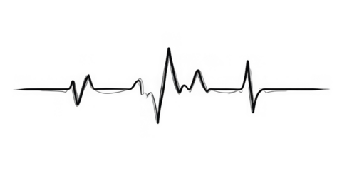heart rate pulse, icon medicine logo, vector heartbeat heart rate icon, audio sound radio wave amplitude spikes