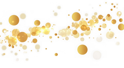 Christmas background. Powder PNG. Magic shining gold dust. Fine, shiny dust bokeh particles fall off slightly. Fantastic shimmer effect. 