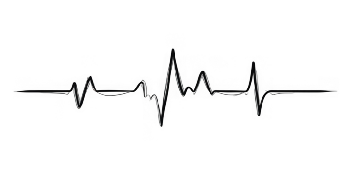 heart rate pulse, icon medicine logo, vector heartbeat heart rate icon, audio sound radio wave amplitude spikes