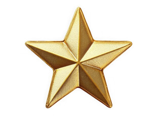 Fototapeta premium Golden Star Christmas Tree Topper 