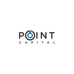 font with a point capital letters