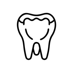 Tooth Dental Care Icons – Oral Hygiene, Dentist Tools & Healthy Teeth Symbols