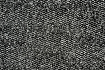 Grey carpet rug texture background from above