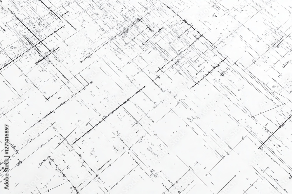 Poster abstract grey circuit line technology pattern on white background, abstract black and white backgrou