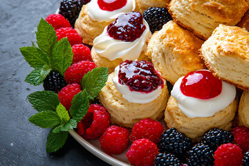 scones platter