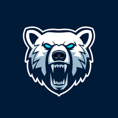 Arctic Fury: Polar Bear Esports Logo