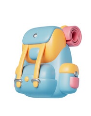 여행 백팩 배낭 가방 아이콘 Travel Backpack Bag Icon