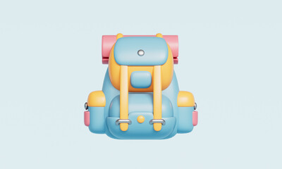 여행 백팩 배낭 가방 아이콘 Travel Backpack Bag Icon