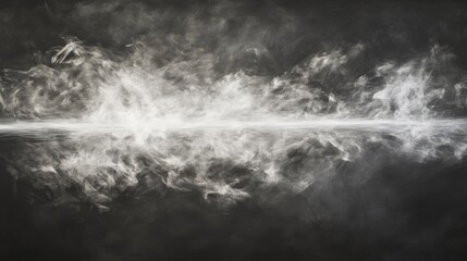 Fototapeta premium Ephemeral Light Waves on a Dark Canvas
