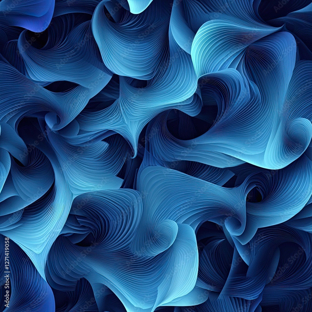 Poster dynamic turtle shell pattern overlapping textures and fluid forms for design projects