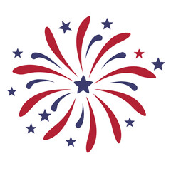 Fototapeta premium fourth of july fireworks