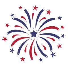 Fototapeta premium fourth of july fireworks