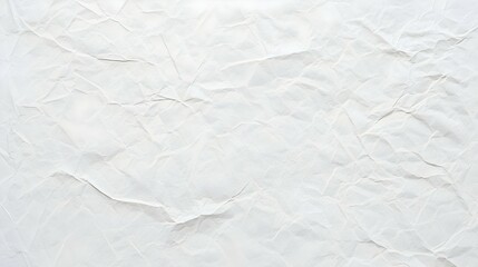 Fototapeta premium Crumpled White Paper Texture Background