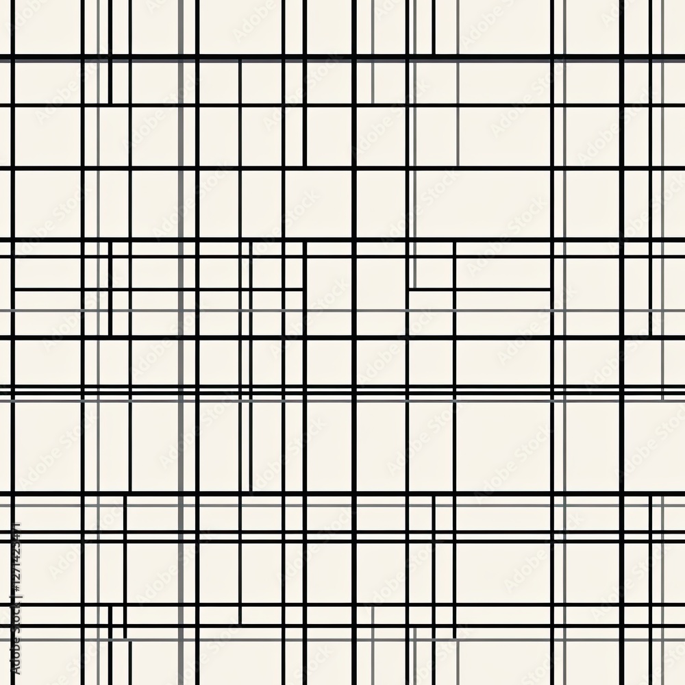 Poster geometric waffle pattern oversized squares seamless design for textile prints