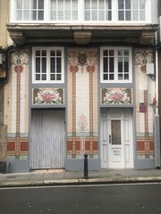 entrance to the house