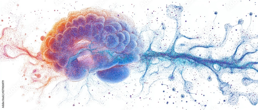 Aufkleber visualization of brain regions showing shared knowledge