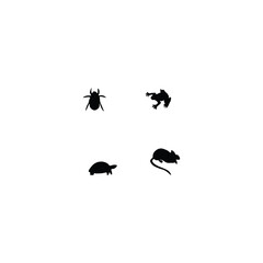 Animals silhouette