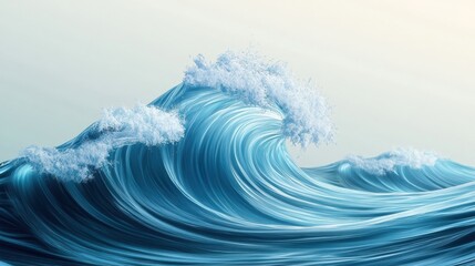 Abstract wave background